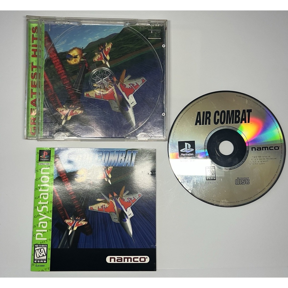 Air Combat‎ (Sony PlayStation 1, 1995) Complete Tested PS1 Jet War Pre-Loved